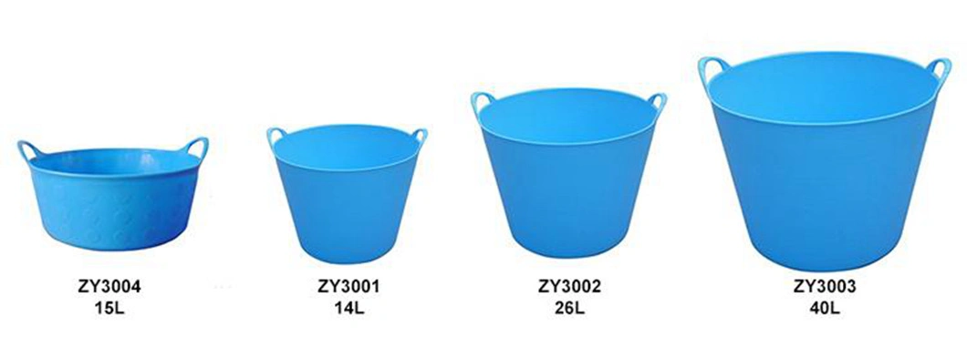 Plastic LDPE Mutifuctional Barrel Plastic Bucket with Handle (ZY3001)