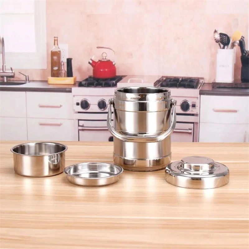 Stainless Steel Food Container Food Carrier Vacuum Thermal Cooker