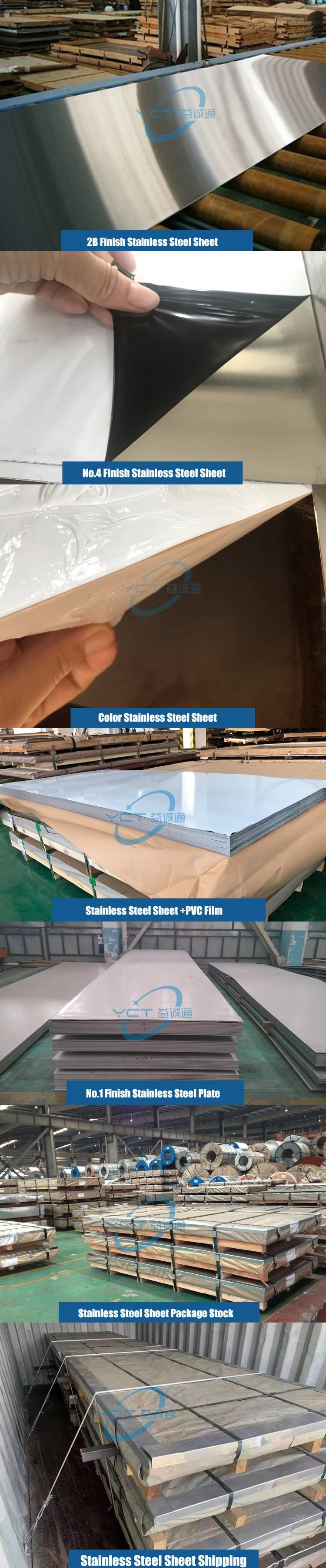 ASTM A240 304 316 321 310S 309S 430 Steel Sheet 1- 6mm Stainless Steel Plate / Ss Steel Sheet