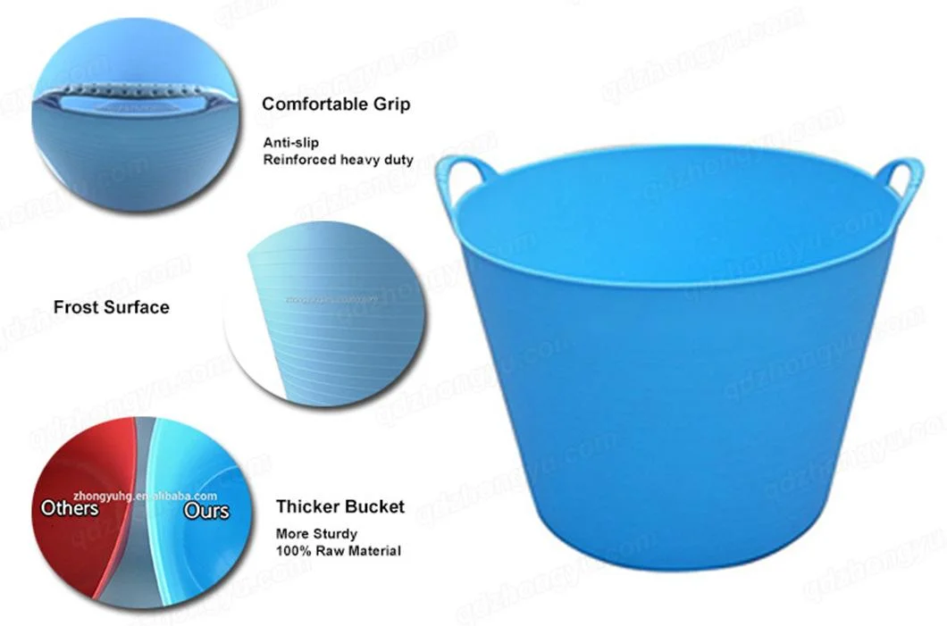 Plastic LDPE Mutifuctional Barrel Plastic Bucket with Handle (ZY3001)